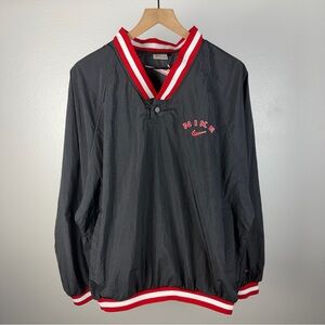 Vintage 90’s Nike Spell Out Swoosh Windbreaker V Neck Pullover Y2K Size Large